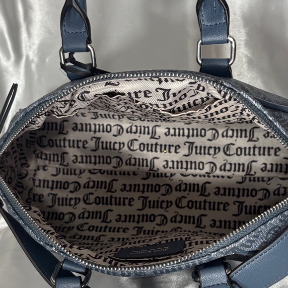 Juicy Couture Navy and Gray Satchel - Picture 3 of 5